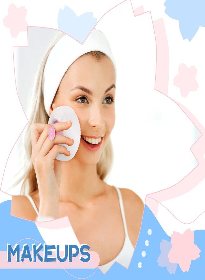 زوبيل علبة بودرة زوبيل مع إسفنجة بودرة، علبة بودرة للجسم، حاوية مستحضرات تجميل ناعمة للأطفال والنساء، مناسبة للسفر والمنزل، صندوق للوجه والجسم (4 قطع) - Image 5